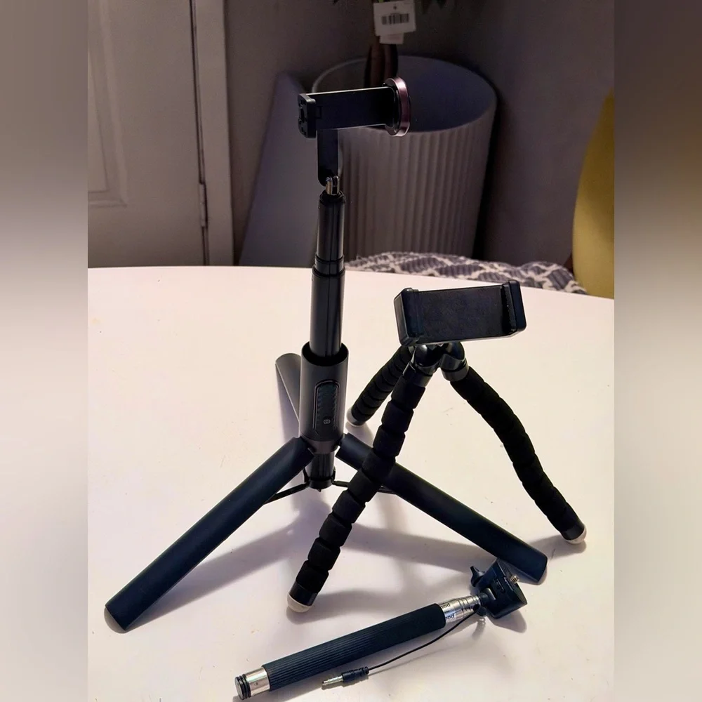 Flexible Black Tripod Stand for Cameras